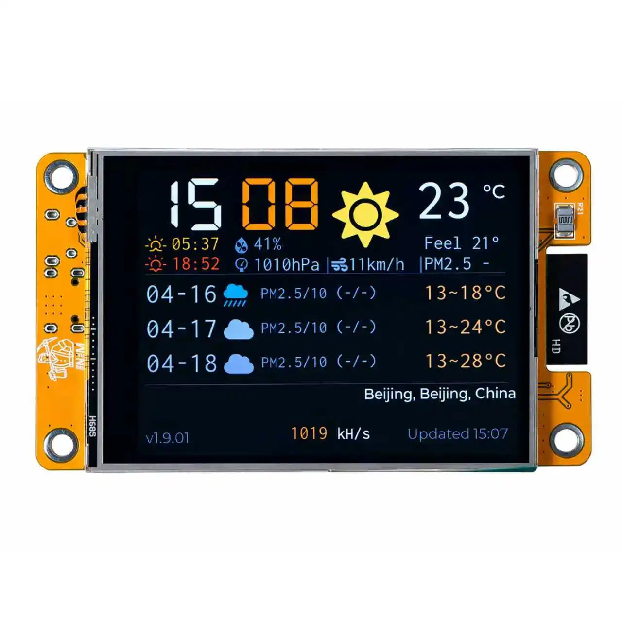 Nmminer Nerdminer V2 Hashrate Lucky Miner ESP32 2.8 Inch Smart Display Crypto Solo Lottery 960Kh/S Bitcoin