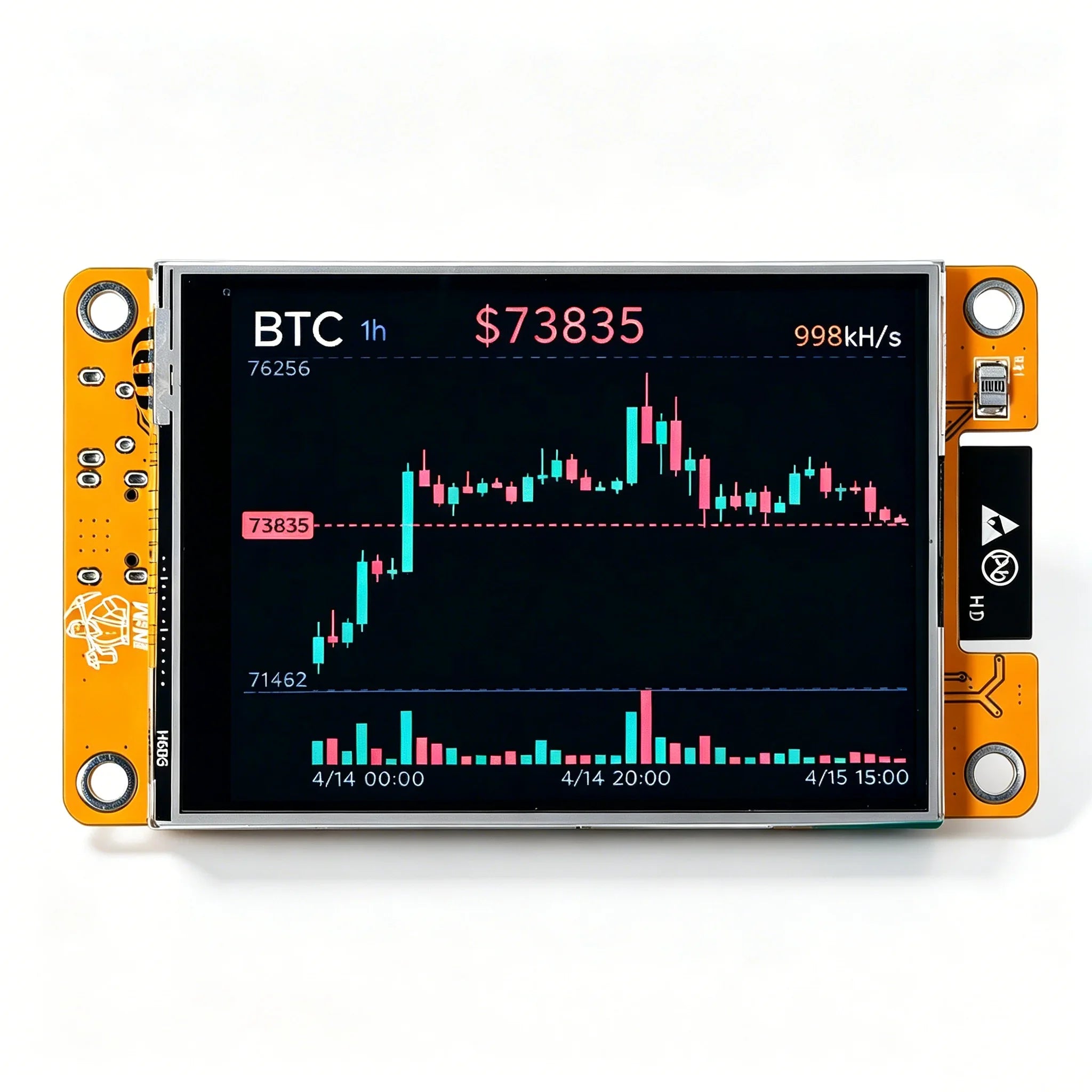 Nmminer Nerdminer V2 1000Kh/S Hashrate Solo Mining Machine ESP32 2.8 Inch Smart Display Crypto Lottery Bitcoin Miner